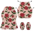 thumbnail image 7 of TSOVTHRID Abstract Rose Floral Print 4 Pieces Gaming Chair Cover Stretchable Computer Chair Seat Slipcovers Universal Fit Gaming Chair Slipcovers with Armrest Covers for Valentine's Day Decor, 7 of 7