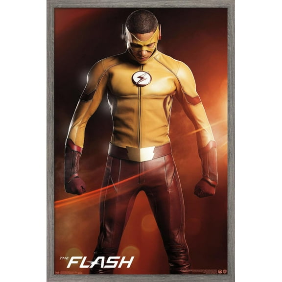 DC Comics TV - The Flash - Kid Flash Wall Poster, 14.725" x 22.375", Framed