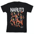 thumbnail image 1 of Naruto Personnage Squad Jeunesse Tee-Shirt Graphique Noir-TG, 1 of 2