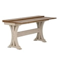 thumbnail image 3 of Farmhouse Reimagined White Flip Lid Sofa Table, 3 of 8