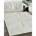 thumbnail image 3 of Ahgly Company Machine Washable Indoor Rectangle Transitional Pearl White Beige Area Rugs, 8' x 10', 3 of 7