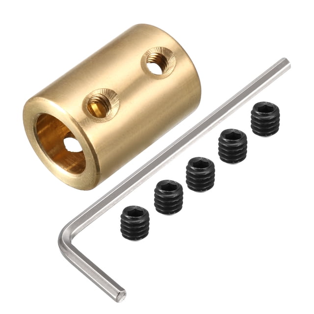 Unique Bargains 8mm à 10mm Cuivre DIY Raccord d'Accouplement de Moteur Raccord Adaptateur Connecteur