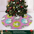 thumbnail image 6 of FMSHPON Easter Xmas Christmas Tree Skirt Stand Mat for Holiday Party Decoration Indoor Outdoor 48 inches, 6 of 6