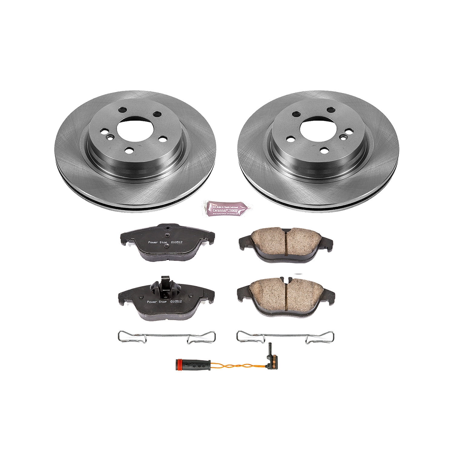 PowerStop Rear Stock Replacement Brake Pad and Rotor Kit Fits: MERCEDES-BENZ Select Models KOE5626