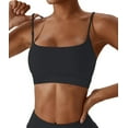 thumbnail image 3 of OVESPORT Women's Adjustable Sports Bra Wirefree Racerback Workout Bras Sexy Thin Straps Yoga Sport Bras with Removable Pads, 3 of 9