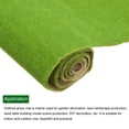 thumbnail image 3 of Artificial Grass Mat 19.7" x 39" Light Green Realistic Fake Turf for Garden, Lawn Decoration Sand Table, 3 of 5
