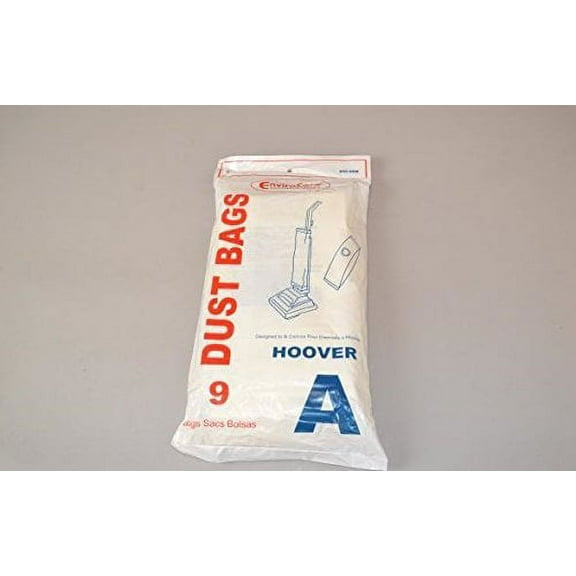 Compatible with Hoover Upright Vacuum Cleaner Type A Paper Bags 9 Pk Generic Part # 809-9SW,809-