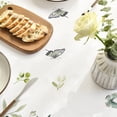 thumbnail image 5 of Spring Summer Tablecloth 60x84 Inch Rectangular, Eucalyptus Floral Table Cover for Party Picnic Dinner Decor, 5 of 6