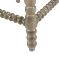 thumbnail image 5 of Madison Park Christine 25.75" Square Solid Wood Polyester Counter Stool - Silver, 5 of 5