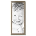 thumbnail image 2 of ArtToFrames 13" x 33" Aged White Gold Picture Frame, 13x33 inch Silver Wood Poster Frame (WOM-2036),  Pack, 2 of 7
