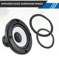 thumbnail image 5 of Uxcell Black 6.5 Inch EVA Foam Speaker Edge Surround Rings Replacement Parts for Speaker Repair or DIY 4 Pcs, 5 of 6
