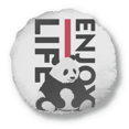 thumbnail image 1 of Living Enjoying Panda Animals Round Throw Pillow Home Decoration Cushion, 1 of 3