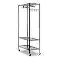 thumbnail image 5 of Alera Wire Shelving Garment Rack, 40 Garments, 48w x 18d x 75h, Black, 5 of 5