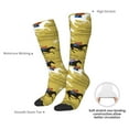 thumbnail image 4 of Fotbe Horsemen In Horseraces Calcetas Divertidas Estampadas para Hombre y Mujer, Calcetas de Algodón hasta la Rodilla para Caminar, Correr, Enfermería y Embarazo, 4 of 6