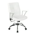 thumbnail image 5 of Faux Leather Chair in Cream with Chrome Base, 5 of 5