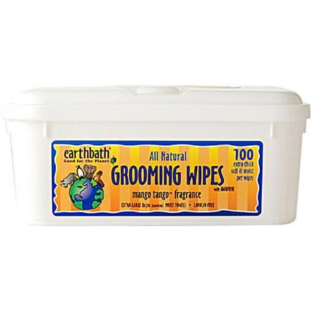 Grooming Wipes - Earthbath Mango Tango Pet Grooming Wipes (100ct)