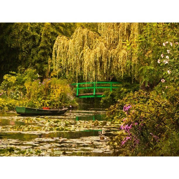 Outdoor Waterproof and Weatherproof Wall Canvas Art, WATER GARDEN