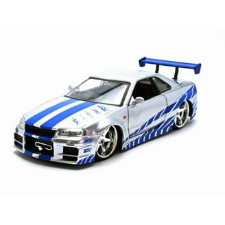 Fast & Furious Brian's Nissan Skyline GT-R, Candy Blue - Jada Toys