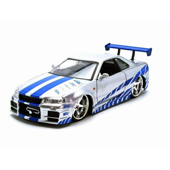 JADA TOYS 1/24 - NISSAN Skyline GTR R34 - Fast And Furious