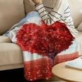 thumbnail image 4 of Valentine's Day Love Plush Blanket Warm Blanket, 4 of 6