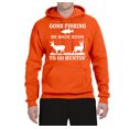 thumbnail image 2 of Wild Bobby, Gone Fishing Back Soon to Go Hunting, Unisex Graphic Hoodie Sweatshirt, Orange, 3XL, 2 of 3