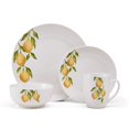 thumbnail image 4 of Studio Nova Lemons 16-Piece Dinnerware Set, Service For 4, White, 4 of 4