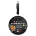 thumbnail image 4 of American Dream Home Goods 12-Inch Non Stick Pan, PFOA-Free Aluminum Frying Pan with Tempered Glass Lid, Black, 4 of 5