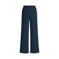 thumbnail image 5 of Inleife Women's Wide Leg Lounge Pants Solid Color Dual Side Pockets Leggings Fitness And Casual Leggings Flared Pants for Women, 5 of 6