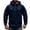 S2308-Navy, variant on DDAPJ pyju Oversized Cargo Hoodies for Men Quarter Zip Pullover Raglan Long Sleeve Drawstring Athletic Hiking Work Sweatshirts with Multi Pockets L