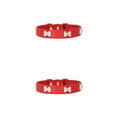 thumbnail image 1 of Ruiboury Boucles Réglables Durables Élégantes Confortables Plusieurs Tailles Rouge 1.5*30cm 2Ensemble, 1 of 6