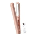 thumbnail image 2 of Joernso Portable USB Hair Straightener Fast Heating Electric Curling Iron Straight Curly Hair Bangs Mini Curling Wand Travel Women Hair Styling Tool, 2 of 8