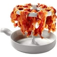 thumbnail image 3 of Microwave Bacon Cooker- Bacon Wizard Cooks 1LB of Bacon and Reduces Fat by 40%- Use for Easy Meal Prep- Crispier, Healthier, Quicker Bacon Every time- Grease Catcher Makes Clean Up Simple, 3 of 6