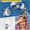 thumbnail image 4 of Colorful 24 Pcs Yin Yang with Dragon Stitch Markers Enamel Alloy Crochet Stitch Marker Charms Removable Lobster Claw Clasps Locking Stitch Marker for Knitting Weaving Sewing Jewelry Making, 4 of 6