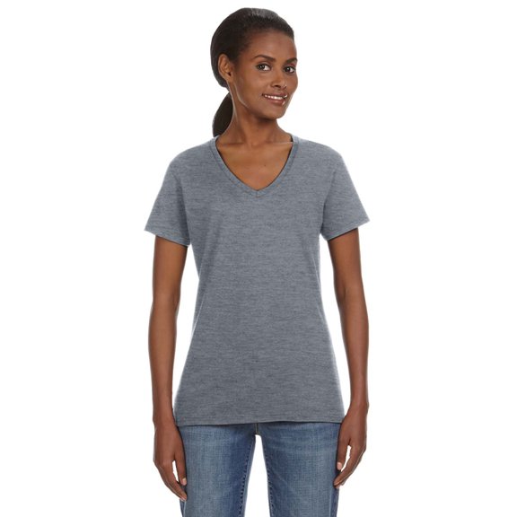 Womens Ringspun V-Neck T-Shirt