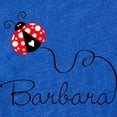 thumbnail image 2 of CafePress - Ladybug Barbara - Cute Infant Baby Football Bodysuit, 2 of 3