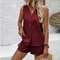thumbnail image 6 of BUIGTTKLOP Womens 2 Piece Short Sets Casual Tank Tops and Shorts Summer Vacation Outfits Beach Travel Resort Wear, 6 of 6