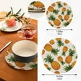 thumbnail image 3 of Pot Holders Trivets Set Cotton Potholders Set, Hot Pads Set of 2, Summer Pineapple Hot Pot Trivets One 9.45 Inch and One 7 Inch Home Decor Gifts, 3 of 7