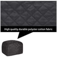 thumbnail image 3 of Visland Toaster Cover Polyester Quilted Four Slice Toaster Appliance Cover Dust and Fingerprint Machine Washable, 3 of 7