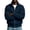 Navy, variant on Mens Full Zip up Sweatshirt Causal Lightweight Fleece Long Sleeve Athletic Jackets Mock Neck Workout Active Track Jacket with Pockets