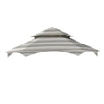 thumbnail image 2 of Garden Winds Replacement Canopy Top Cover for the Southbay Hexagon Gazebo -Standard 350 - Stripe Stone, 2 of 8