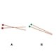 thumbnail image 4 of Paquete de 2 baquetas largas Toystoory varitas de Marimba para principiantes color Verde, 4 of 6