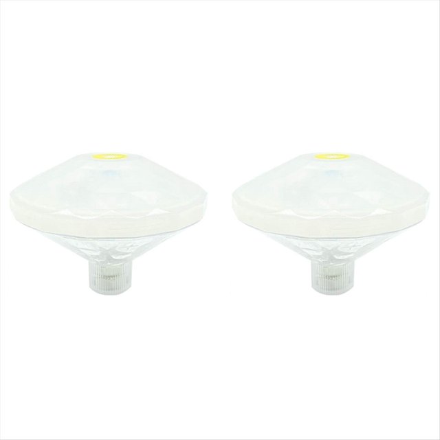 Luces Flotantes para Piscinas: Luces LED para Piscinas Que Cambian de Color, Luces para Piscinas Impermeables IP68 con Pilas (2 Unidades)