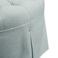 thumbnail image 3 of MARTHA STEWART Terri (Zara) Terri Accent Ottoman with Blue Finish MT101-0146, 3 of 4