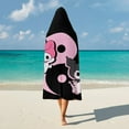 thumbnail image 5 of Kuromi Wearable Blankets Hooded Soft Hoodie Blanket Winter Warm Throw Blankets Cape 40"x50", 5 of 8