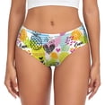 thumbnail image 1 of Balery Tropical Pineapples Ropa Interior de Algodón para Mujer con Dibujo – Braguitas Cómodas y Elásticas, Estilo Clásico-XX-Large, 1 of 6