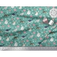 thumbnail image 3 of Soimoi Toile de Soie Coeur, Empreinte et Chat Animal Tissu Imprimé 1 Yard 42 Inch Wide, 3 of 3