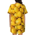 thumbnail image 3 of Xecao Ripe Yellow Lemon print Swimsuit for women, Summer-ready, sporty style.Quick-dry fabric. Many sizes & colors., 3 of 9