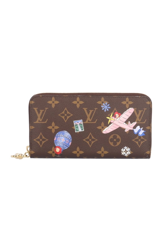 Pre-Owned Louis Vuitton Vivienne Winter Travel Zippy Wallet in Monogram Canvas,...