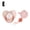 E, variant on Fridja Baby Pacifier 26 Letter Name Initial Clip Silicone Infant Nipple Bling Newborn Pacifier