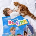 thumbnail image 2 of Bebé Finn anti-pilling, suave, ligera, esponjosa y acogedora de lujo para hogar y cocina – Perfecta para niños y adultos,130X150cm, 2 of 6